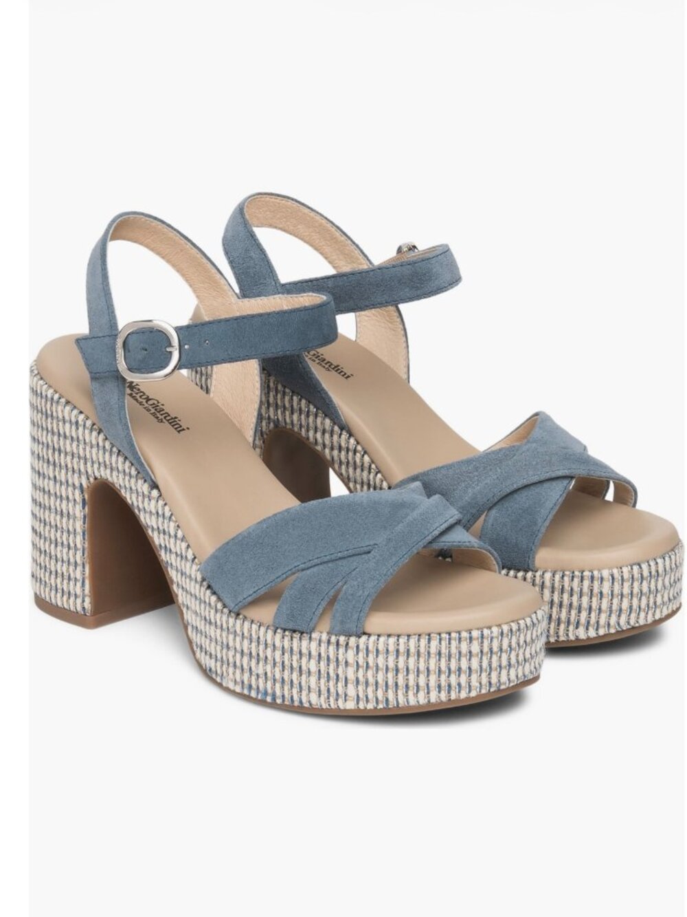 NeroGiardini Ankle Strap Platform Sandal